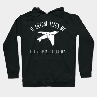 Air Travel At The Gate Hoodie